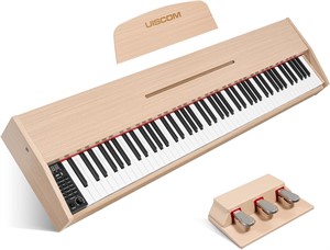 UISCOM 88-Key Digital Piano U32 Apricot