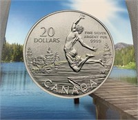 2014 Canada 9999 fine silver 20 dollar coin