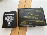 SUPERTANIUM AND CLEVELAND SCREW EXTRACTOR SETS