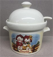Campbell’s soup pot with spoon