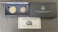 1991 Mount Rushmore Two-Coin Proof Set