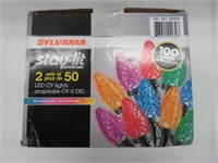 SYLVANIA STAY-LIT 2 SETS 50 LED C9 LIGHTS