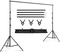 Backdrop Support Stand 6.4x10FT Adjustable Kit