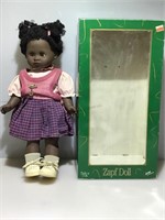 Vintage Zapf 18in doll in box. Sleepy eye.