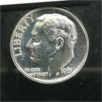 1961 Dime 10c Proof 68 NGS