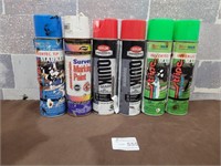 6 Spray paints