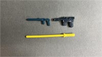 3pc Vtg Star Wars Blasters & Lightsaber