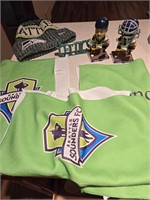 Sports related items Seahawks, Sounders, Narvaez B
