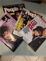 Assortment  of Magazines with Liz Taylor featured