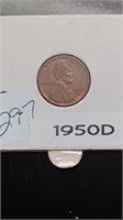 1950-D Wheat Back Penny