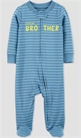 Baby Boys' Little Brother Footed Pajama