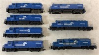 7 HO Amtrak Train Engines Atlas, Kato, others