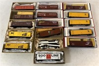 16 HO Train Cars Details West, Branchline