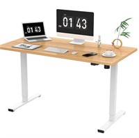 Electric Desk 40x24  White+Natural