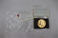 Ike Dollar - 1978 Gold Plated