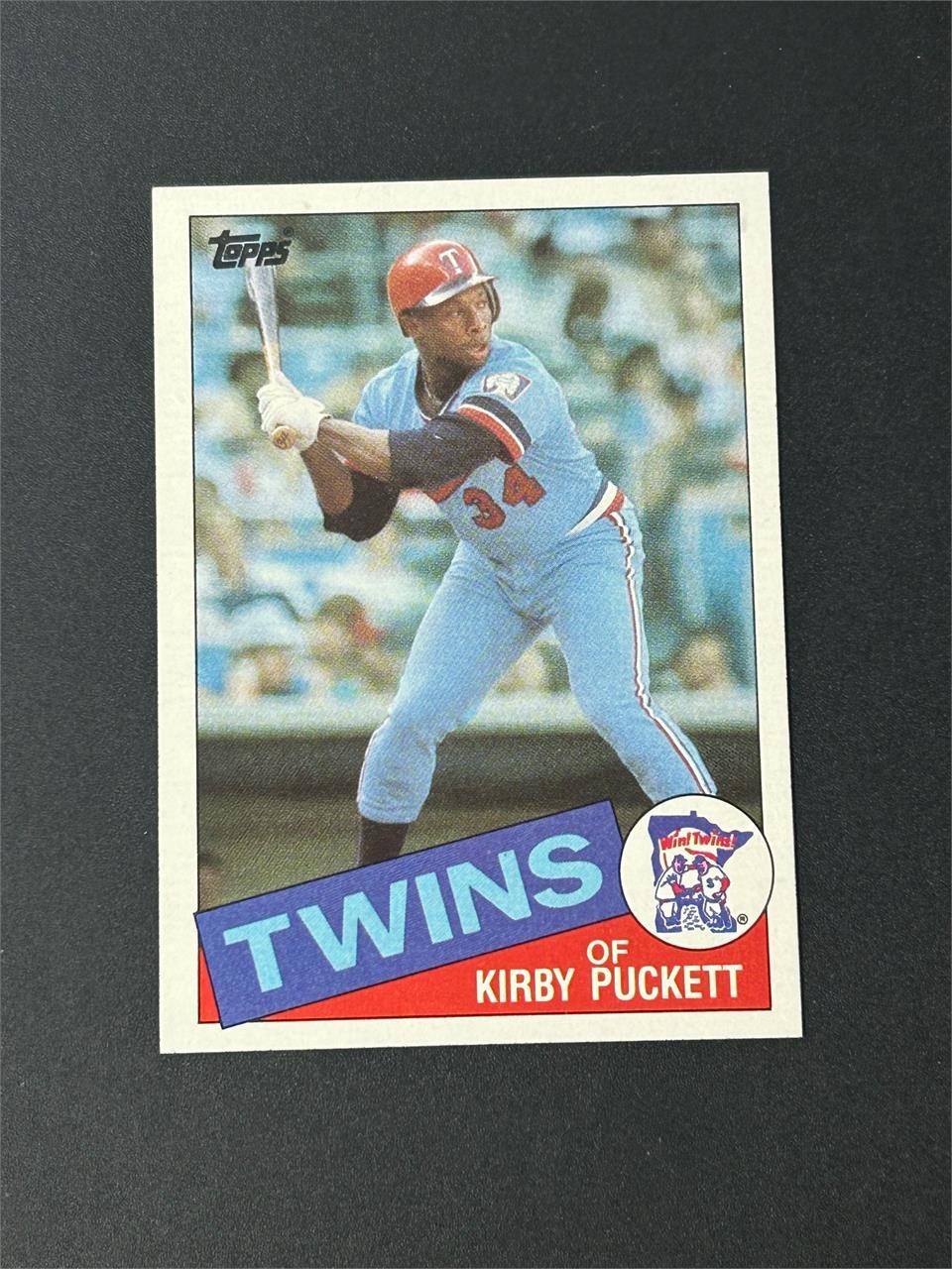 1985 Topps Kirby Puckett Rookie Card