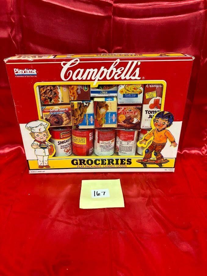 1991 Campbell soup Groceries play set