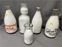 (5) Milk Bottles