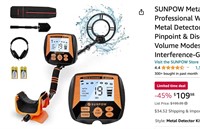 SUNPOW Metal Detector for Adults, Professional