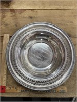 Wm Rogers silver plate bowl 12 inch across