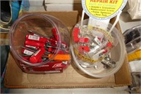 Pocket screwdrivers, eyeglass repair kits and tire