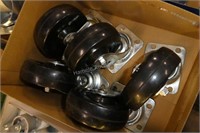 5 - 4" caster wheels