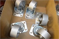 5 - 2.52" metal caster wheels