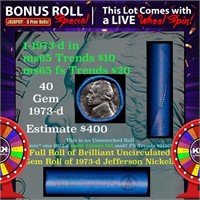 1-5 FREE BU Nickel rolls with win of this 1973-d S