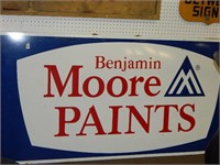 Benjamin Moore paints porcelain  sign