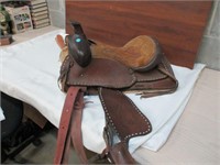 Nice Horse Saddle - Has Leather Tooling