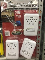 Surge Protector Pack -3pc