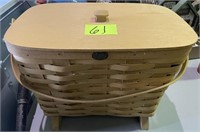 peterboro basket co basket with hinged lid