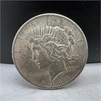 1924 Peace Silver Dollar