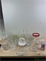 Assorted Glass Items