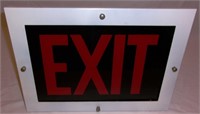 Exit sign.