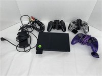 SONY PLAYSTATION GAMING SYSTEM W/3 CONTROLLERS &