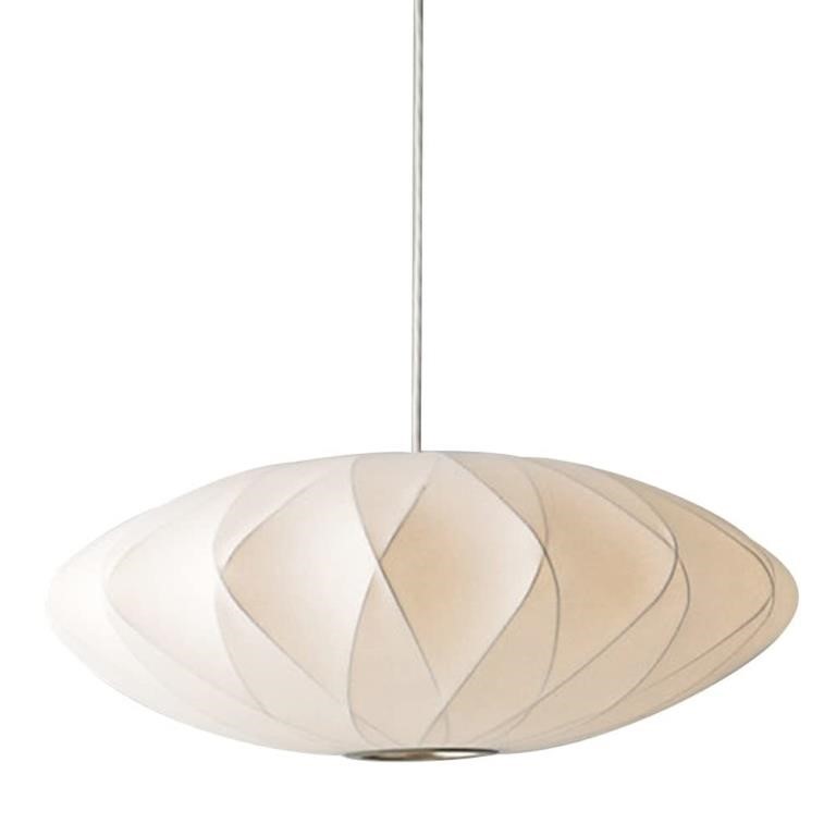 DLSixYi Silk Pendant Light, Italian Modern White