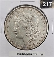1878 U.S. Morgan Silver Dollar VF