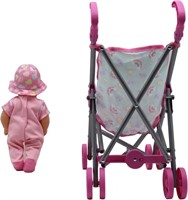 DREAM COLLECTION: Stroller Set with 12 Doll