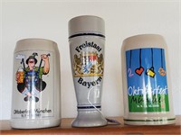 (3) Made In Germany Beer Steins