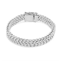 Sterling Silver-Modern Link Bracelet