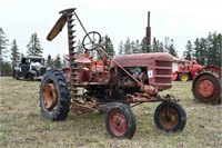 IH CUB TRACTOR WITH BELLY MOUNT MOWER