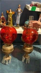 Vintage Gas Wall Hanging Lamps 
(1) Tank is