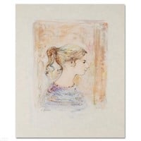 Sami #11 Limited Edition Lithograph by Edna Hibel