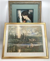 Monet & Rossetti Large Framed Prints