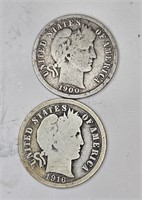 1900-1916- Full Rim Barber Dimes