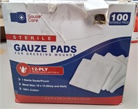 100ct 4x4 Gauze Pads