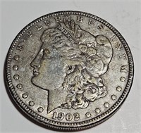 1902 XF Grade Morgan Silver Dollar