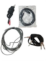 Lot of 4 Microphone Cords
