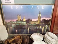 ENGLAND WESTMINSTER PRINT  24 X 36